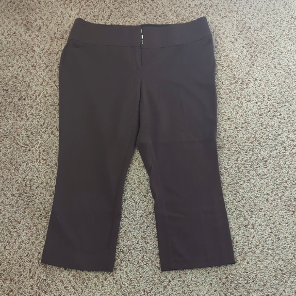 Maurices Brown Cropped Women's Pants